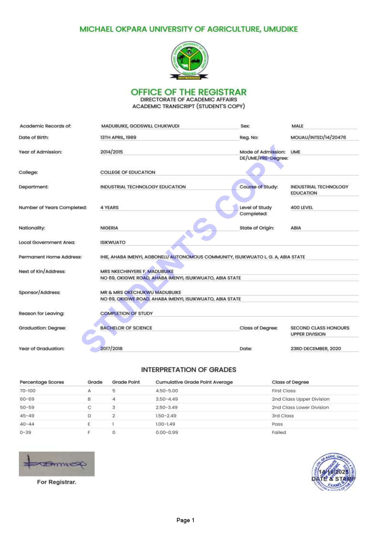 Document Page 1